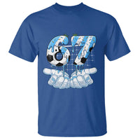 Funny Argentina Six Seven Football Meme T Shirt Gen Alpha Soccer Fan