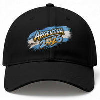 Vintage Argentina Soccer Pride 2026 Graphic Baseball Cap