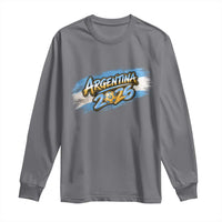 Vintage Argentina Soccer Pride 2026 Graphic Long Sleeve Shirt