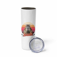 Capybara Lover Skinny Tumbler Funny Bruh Meme Animal Humor Gift
