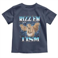 Autism Capybara Toddler T Shirt Funny Rizz Em With The Tism - Wonder Print Shop