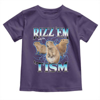Autism Capybara Toddler T Shirt Funny Rizz Em With The Tism - Wonder Print Shop