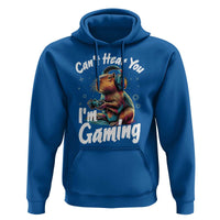 Funny Gamer Capybara Hoodie Can Not Hear You I Am Gaming - Wonder Print Shop