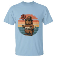 Funny Capybara T Shirt Be Capy Do Not Worry For Animal Lovers - Wonder Print Shop