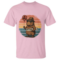 Funny Capybara T Shirt Be Capy Do Not Worry For Animal Lovers - Wonder Print Shop