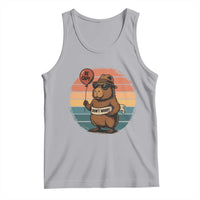 Funny Capybara Tank Top Be Capy Do Not Worry For Animal Lovers - Wonder Print Shop