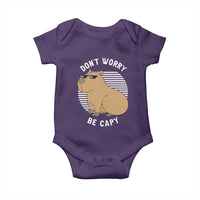 Funny Capybara Baby Onesie Do Not Worry Be Capy Chill Animal Lover Gift - Wonder Print Shop