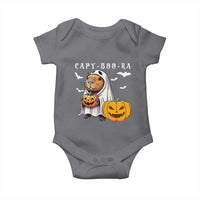 Funny Halloween Capy Boo Ra Baby Onesie Cute Capybara Boo Ghost - Wonder Print Shop