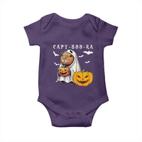 Funny Halloween Capy Boo Ra Baby Onesie Cute Capybara Boo Ghost - Wonder Print Shop