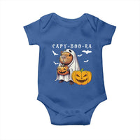 Funny Halloween Capy Boo Ra Baby Onesie Cute Capybara Boo Ghost - Wonder Print Shop