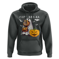 Funny Halloween Capy Boo Ra Hoodie Cute Capybara Boo Ghost - Wonder Print Shop
