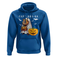 Funny Halloween Capy Boo Ra Hoodie Cute Capybara Boo Ghost - Wonder Print Shop