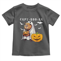 Funny Halloween Capy Boo Ra Toddler T Shirt Cute Capybara Boo Ghost - Wonder Print Shop