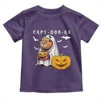Funny Halloween Capy Boo Ra Toddler T Shirt Cute Capybara Boo Ghost - Wonder Print Shop