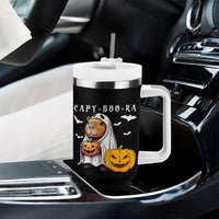Funny Halloween Capy Boo Ra Tumbler With Handle Cute Capybara Boo Ghost