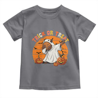 Funny Capybara Halloween Toddler T Shirt Trick Or Treat Cute Cappy Boo Ghost - Wonder Print Shop