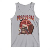 Halloween Capybara Tank Top Funny Dracubara In Dracula Outfit - Wonder Print Shop