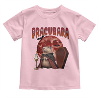 Halloween Capybara Toddler T Shirt Funny Dracubara In Dracula Outfit - Wonder Print Shop