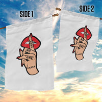 Shhh No One Cares Garden Flag Sarcastic Humor Gift - Wonder Print Shop