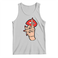 Shhh No One Cares Tank Top Sarcastic Humor Gift - Wonder Print Shop