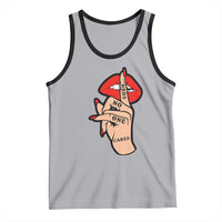 Shhh No One Cares Tank Top Sarcastic Humor Gift - Wonder Print Shop