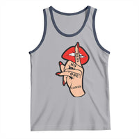 Shhh No One Cares Tank Top Sarcastic Humor Gift - Wonder Print Shop