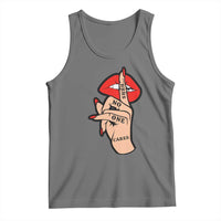 Shhh No One Cares Tank Top Sarcastic Humor Gift - Wonder Print Shop
