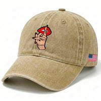 Shhh No One Cares Washed Cotton Baseball Cap Sarcastic Humor Gift