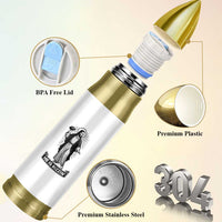 Christian Football Lover Bullet Tumbler He Is Rizzin Funny Gift - Wonder Print Shop