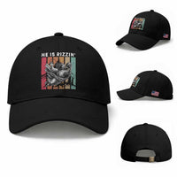 He Is Rizzin Baseball Cap Funny Christian Football Lover Gift