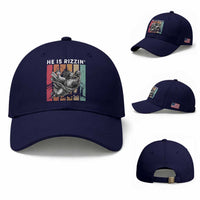 He Is Rizzin Baseball Cap Funny Christian Football Lover Gift
