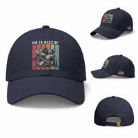 He Is Rizzin Baseball Cap Funny Christian Football Lover Gift