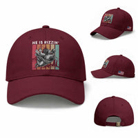 He Is Rizzin Baseball Cap Funny Christian Football Lover Gift