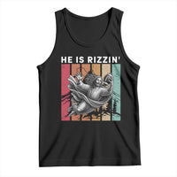 He Is Rizzin Tank Top Funny Christian Football Lover Gift - Wonder Print Shop