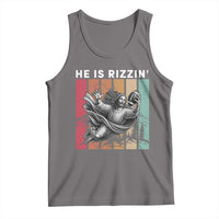 He Is Rizzin Tank Top Funny Christian Football Lover Gift - Wonder Print Shop