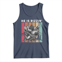 He Is Rizzin Tank Top Funny Christian Football Lover Gift - Wonder Print Shop