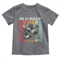 He Is Rizzin Toddler T Shirt Funny Christian Football Lover Gift - Wonder Print Shop