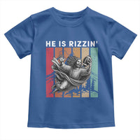 He Is Rizzin Toddler T Shirt Funny Christian Football Lover Gift - Wonder Print Shop