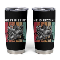 He Is Rizzin Tumbler Cup Funny Christian Football Lover Gift - Wonder Print Shop