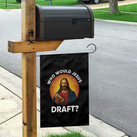 Who Would Jesus Draft Garden Flag Christian Football Lover - Wonder Print Shop