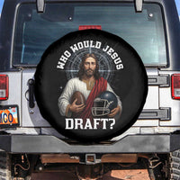Christian Football Gift Spare Tire Cover Who Would Jesus Draft - Wonder Print Shop