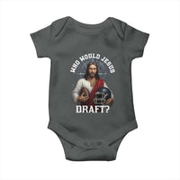 Christian Football Gift Baby Onesie Who Would Jesus Draft - Wonder Print Shop