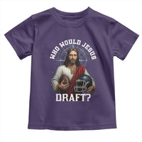 Christian Football Gift Toddler T Shirt Who Would Jesus Draft - Wonder Print Shop