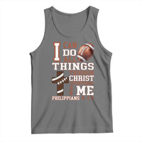 I Can Do All Things Through Christ Tank Top Christian Football Athlete Gift - Wonder Print Shop