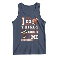 I Can Do All Things Through Christ Tank Top Christian Football Athlete Gift - Wonder Print Shop