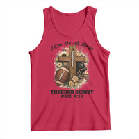 Christian Motivation Gift Tank Top I Can Do All Things Through Christ Bible Verse - Wonder Print Shop