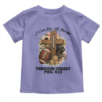 Christian Motivation Gift Toddler T Shirt I Can Do All Things Through Christ Bible Verse - Wonder Print Shop