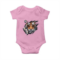 Funny Bengal Tiger Baby Onesie Football Lover Gift - Wonder Print Shop