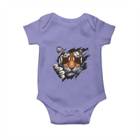 Funny Bengal Tiger Baby Onesie Football Lover Gift - Wonder Print Shop