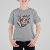 Funny Bengal Tiger T Shirt For Kid Football Lover Gift - Wonder Print Shop